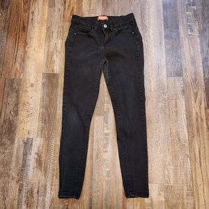 Wax Jean Black Skinny Jeans Size 5
